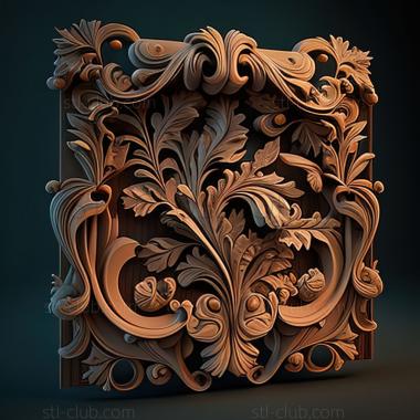 3D model st baroque (STL)